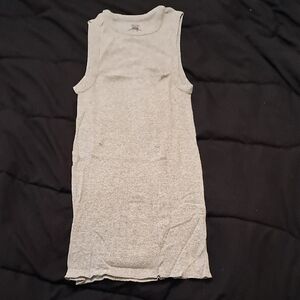 Fruit of the Loom Mens White Ribbed Top